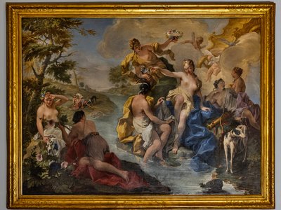 Diana y las ninfas de Giovanni Battista Pittoni