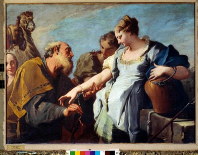 Eliezer y Rebeca de Giovanni Battista Pittoni