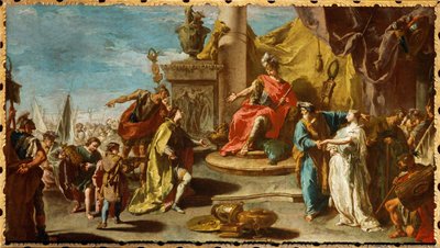 La continence de Scipion - La continencia de Escipión ... de Giovanni Battista Pittoni