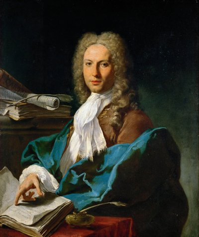 Retrato de un matemático de Giovanni Battista Pittoni