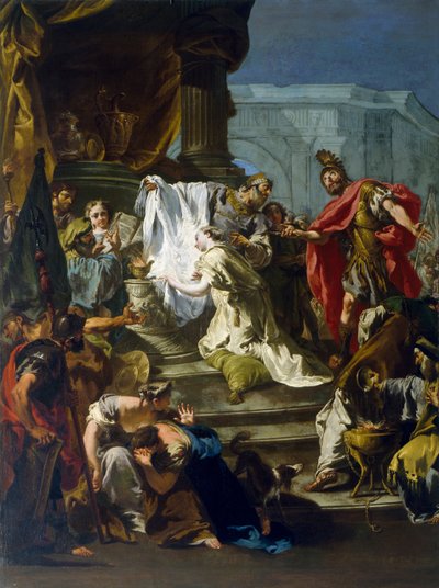 Sacrificio de la Hija de Jefté de Giovanni Battista Pittoni