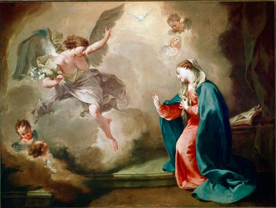 La Anunciación de Giovanni Battista Pittoni