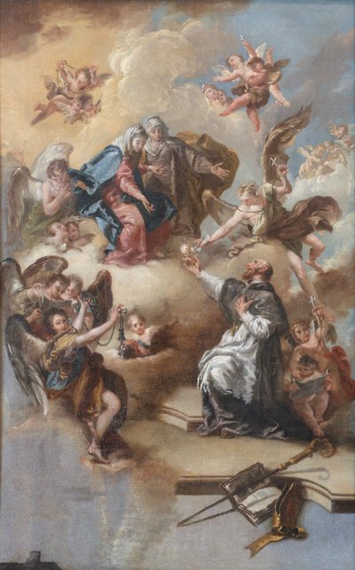 El establecimiento del orden de las hermanas de la visita de Giovanni Battista Pittoni