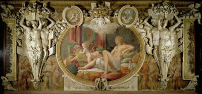 Danae (detalle) de Giovanni Battista Rosso Fiorentino
