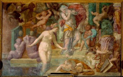 Escuela de Fontainebleau: Venus en la fuente de Giovanni Battista Rosso Fiorentino