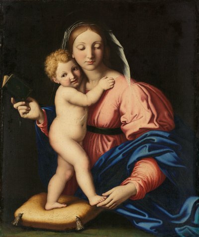 La Virgen y el Niño de Giovanni Battista Salvi (workshop of)