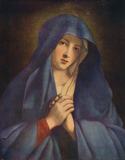 Madonna en Pena, mediados del siglo XVII, c. 1915 de Giovanni Battista Salvi da Sassoferrato