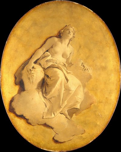 Una figura alegórica femenina de Giovanni Battista Tiepolo