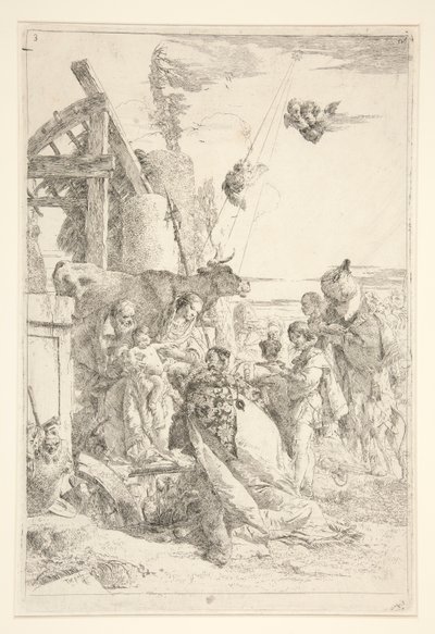 Adoración de los Magos de Giovanni Battista Tiepolo