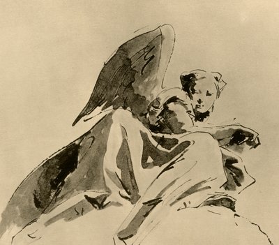 Ángel, c1753-1762, 1928 de Giovanni Battista Tiepolo