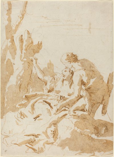 Angélica y Medoro de Giovanni Battista Tiepolo