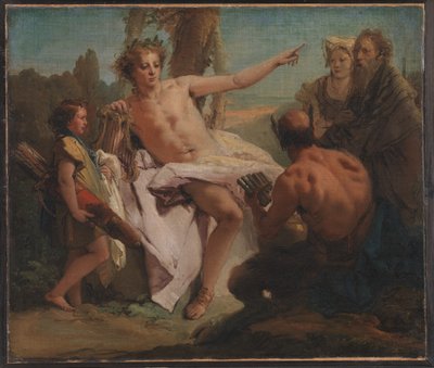 Apolo y Marsias de Giovanni Battista Tiepolo