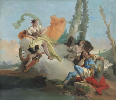 Armida encuentra al Rinaldo dormido de Giovanni Battista Tiepolo