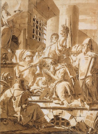 Decapitación de dos santos varones de Giovanni Battista Tiepolo
