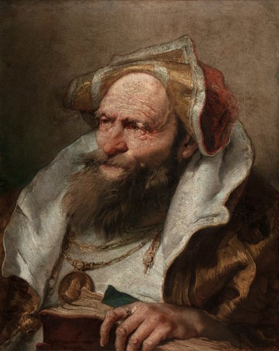 Busto de un anciano, 1751-55 de Giovanni Battista Tiepolo