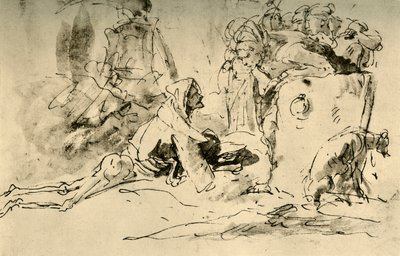Capriccio, c1740s de Giovanni Battista Tiepolo