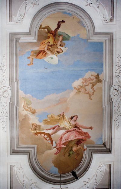 Techo del Vestíbulo en la Palazzina, 1757 de Giovanni Battista Tiepolo