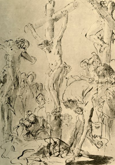 Crucifixión de Giovanni Battista Tiepolo