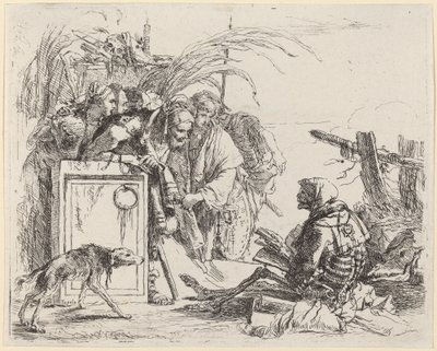 La muerte dando audiencia de Giovanni Battista Tiepolo