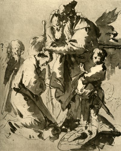 Dedicación de un joven soldado, 1735-1740, 1928 de Giovanni Battista Tiepolo