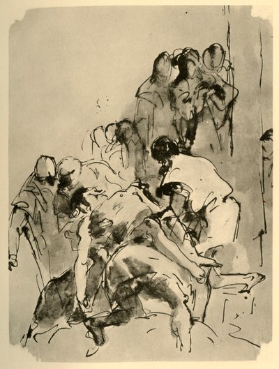 Descendimiento de la cruz, mediados del siglo XVIII, 1928 de Giovanni Battista Tiepolo