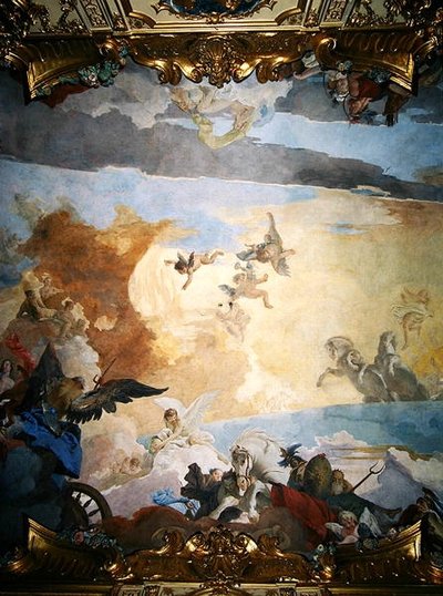 (detalle) del Curso del Sol de Giovanni Battista Tiepolo