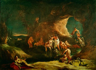 Diana y Acteón, c.1720-21 de Giovanni Battista Tiepolo