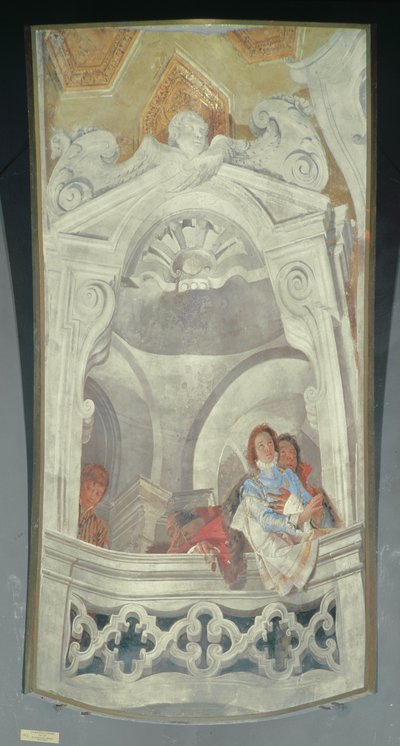 Figuras predicando, c.1743 de Giovanni Battista Tiepolo
