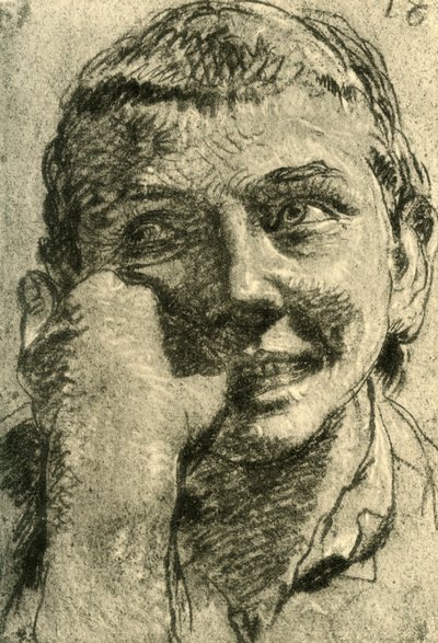 Cabeza de un niño riendo, mediados del siglo XVIII, 1928 de Giovanni Battista Tiepolo