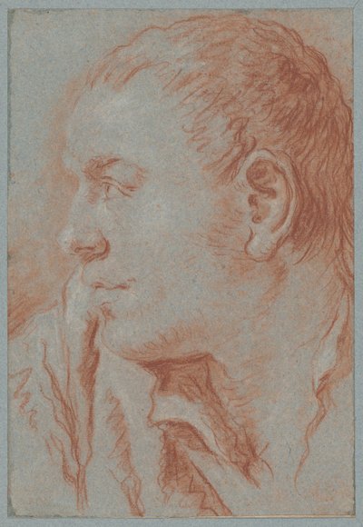 Cabeza de un joven de perfil de Giovanni Battista Tiepolo