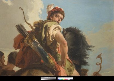 Cazador a caballo, 1718-30 de Giovanni Battista Tiepolo