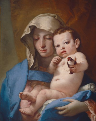 Madonna del Jilguero de Giovanni Battista Tiepolo