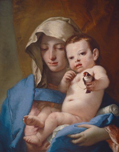 Madonna del jilguero, c. 1767-1770 de Giovanni Battista Tiepolo