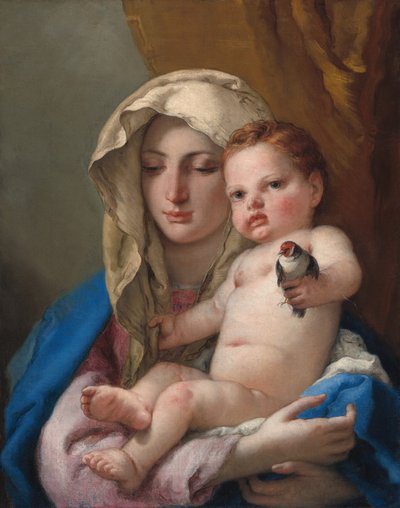 Madonna del jilguero, c. 1767-1770 de Giovanni Battista Tiepolo