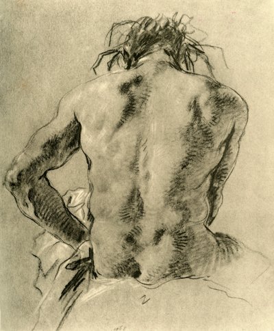 Espalda desnuda, 1751, 1928 de Giovanni Battista Tiepolo
