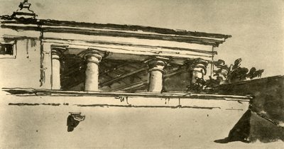 Sala de Columnas de una Villa de Giovanni Battista Tiepolo