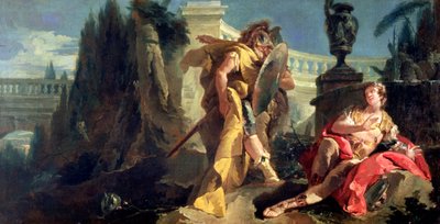 Rinaldo observado por Carlo y Ubaldo de Giovanni Battista Tiepolo