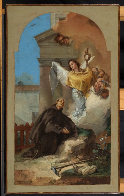 Visión de la Eucaristía de San Pascual Baylón, 1767 de Giovanni Battista Tiepolo