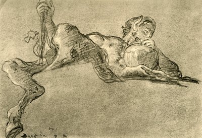 Sátiro con jarra de vino, c. 1761, 1928 de Giovanni Battista Tiepolo