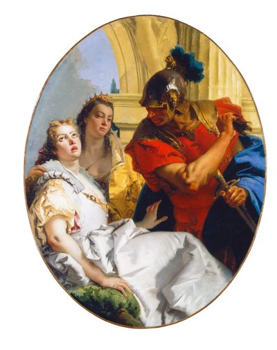 Escena de la historia antigua de Giovanni Battista Tiepolo