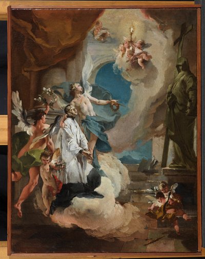 San Luis Gonzaga en gloria, c.1726 de Giovanni Battista Tiepolo