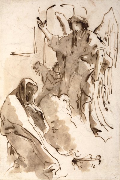 La Anunciación, c.1757-62 de Giovanni Battista Tiepolo