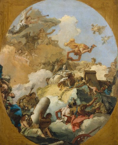 La apoteosis de la monarquía española, c.1765 de Giovanni Battista Tiepolo