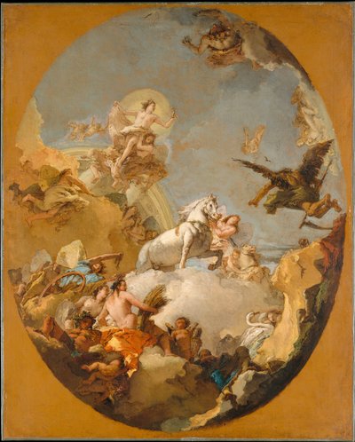 El carro de Aurora de Giovanni Battista Tiepolo