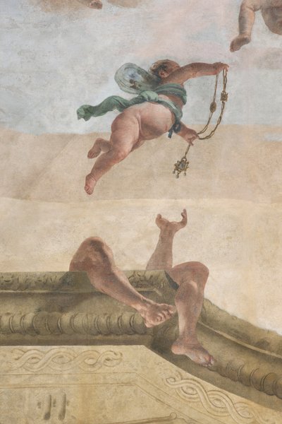 La Caída de los Demonios, Historias de Escipión, detalle, 1731 (detalle) de Giovanni Battista Tiepolo