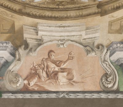 La Caída de los Demonios, Historias de Escipión, detalle, 1731 (detalle) de Giovanni Battista Tiepolo