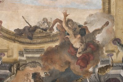 La caída de los demonios, Historias de Escipión, (detalle), 1731 de Giovanni Battista Tiepolo