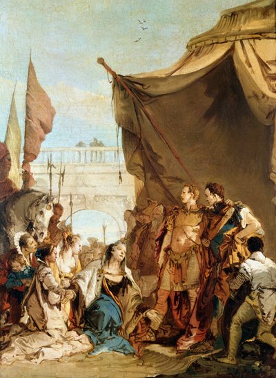 La familia de Darío ante Alejandro de Giovanni Battista Tiepolo