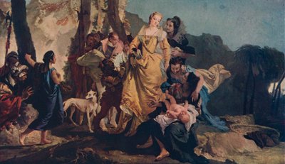 El hallazgo de Moisés, c1730 de Giovanni Battista Tiepolo