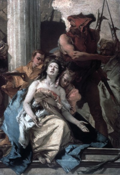 El martirio de Santa Águeda, c. 1756 de Giovanni Battista Tiepolo